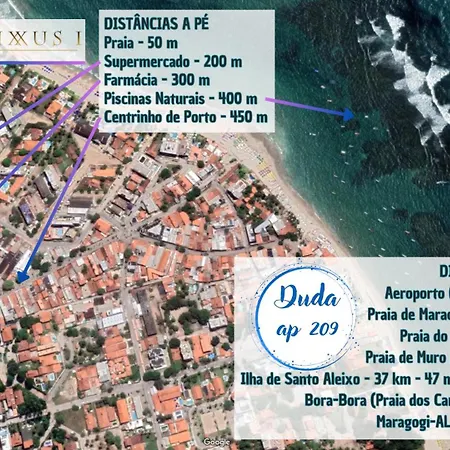 Nixxus Residence - Melhor localização de Porto de Galinhas, 3 minutos da Praia e 5 minutos do Centrinho-3